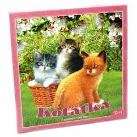 Společenská hra Koťátka - 2 hry v 1